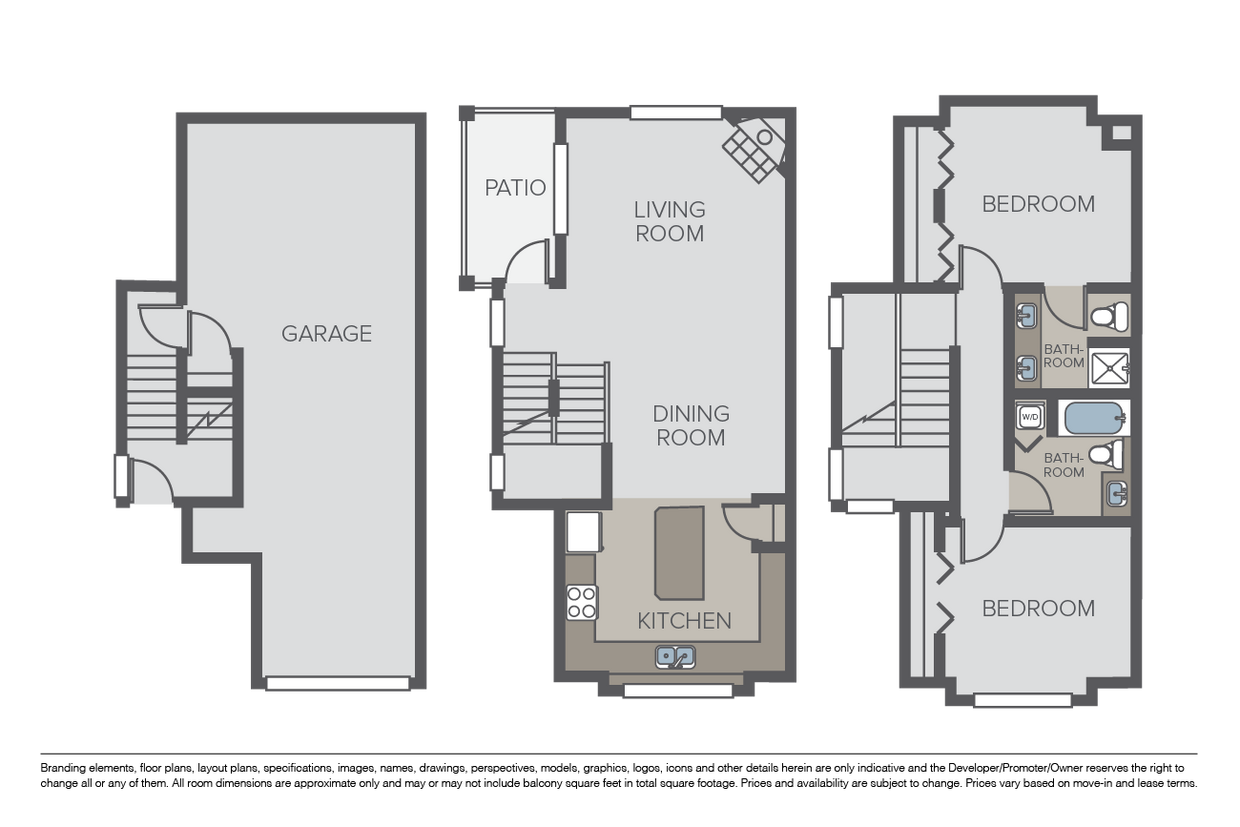 Floor Plan - Bellflower Townhome