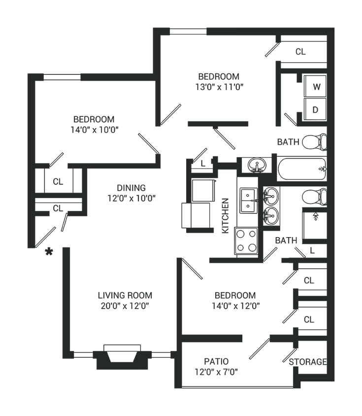 Floor Plan - Carter