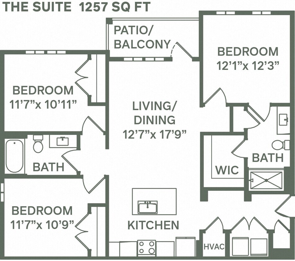 Floor Plan - Suite C1