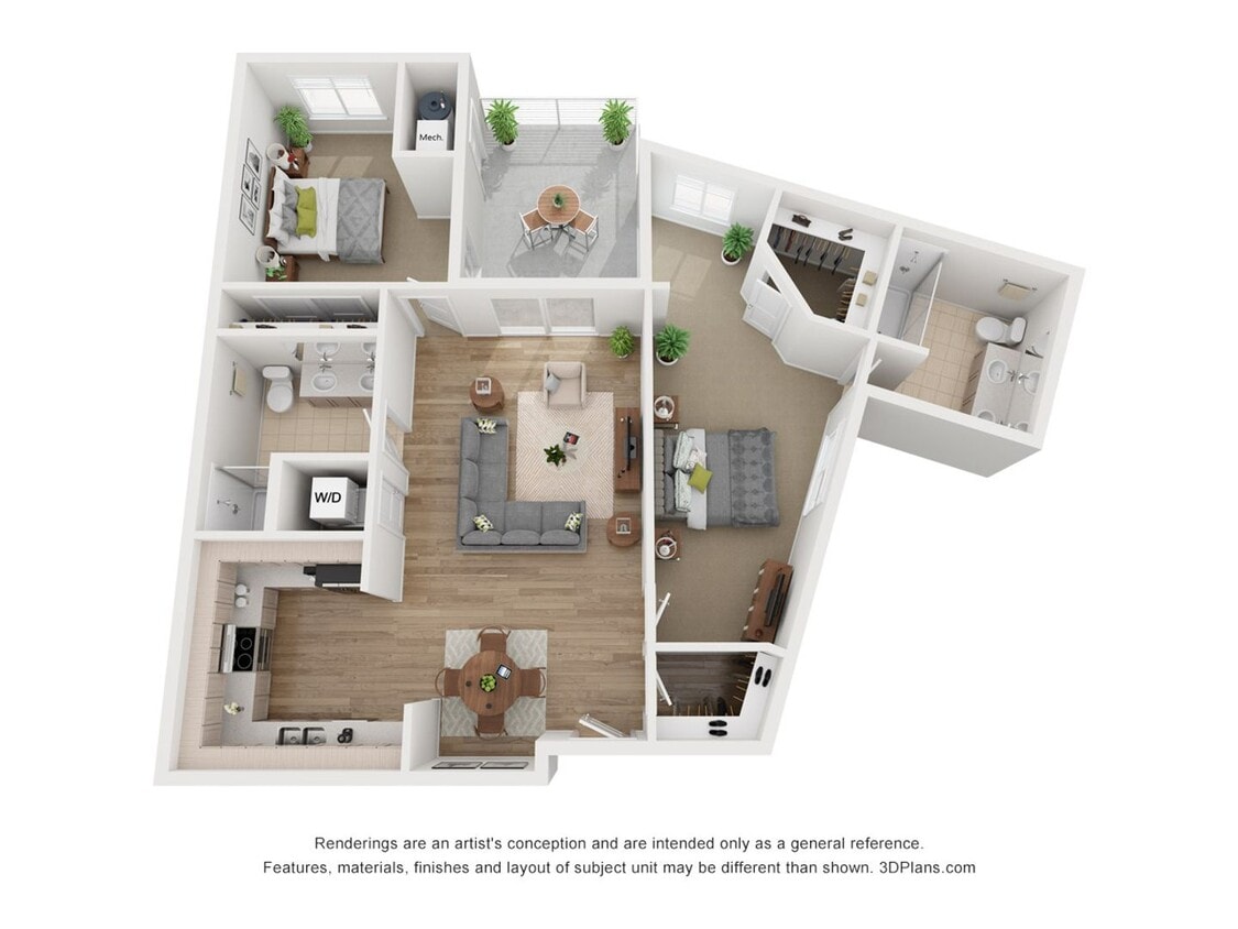 Floor Plan - 2x2F-1132-p1