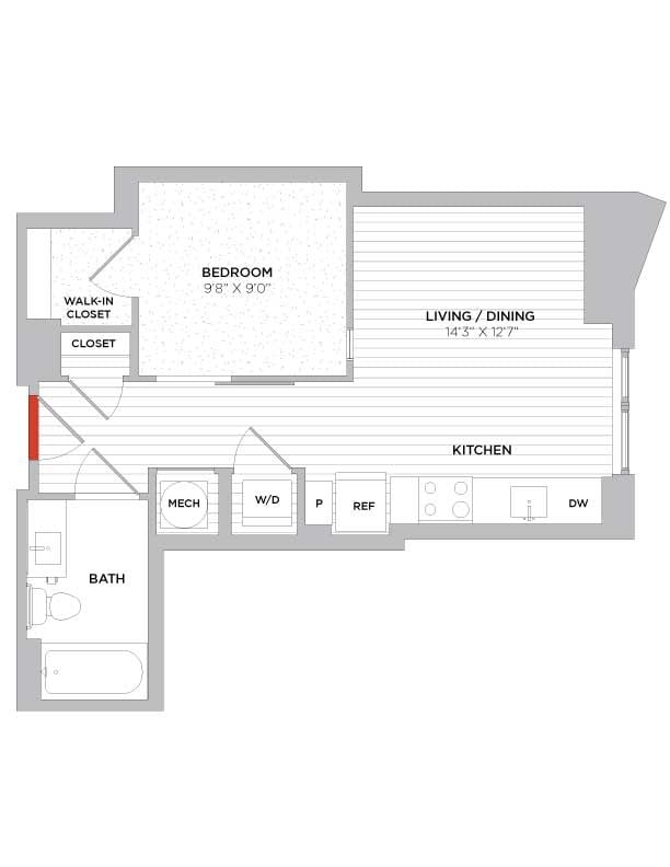 Floor Plan - Studio-S04 East