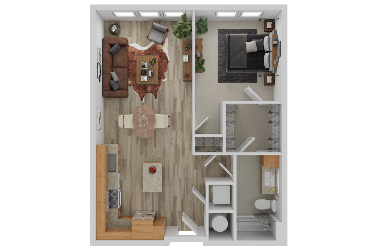 1bed867sqft - Large One Bedroom