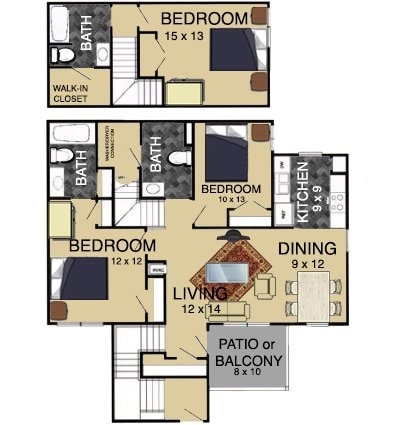 3 Bedroom Townhouse - 3 Bedroom Townhouse