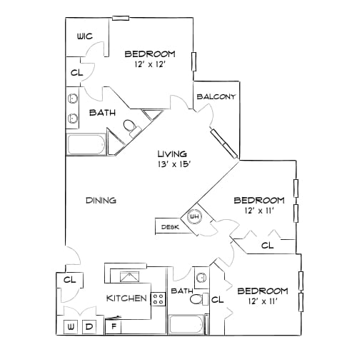 Floor Plan - Design 3A