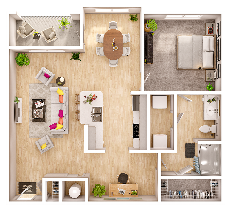 Linz at the Station- A1G Floorplan - A1G