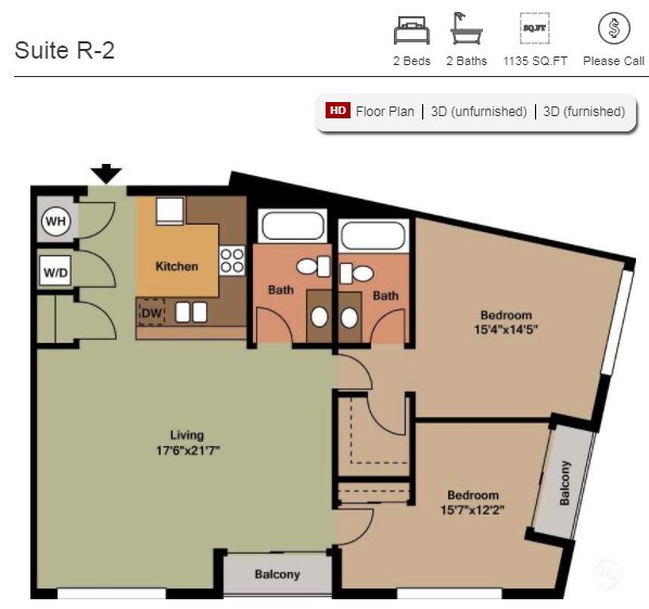 Floor Plan - Suite R2
