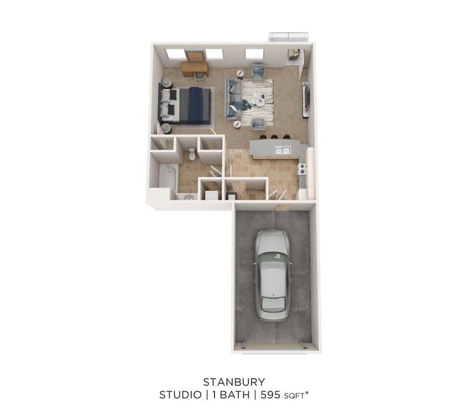 Floor Plan - Studio - Stanbury