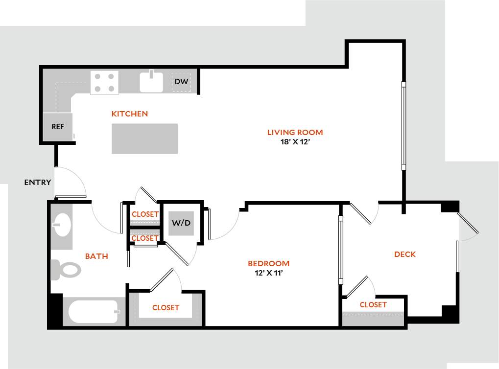 Floor Plan - Plan 1J