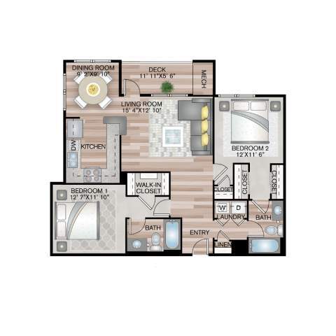 Floor Plan - The Belmont