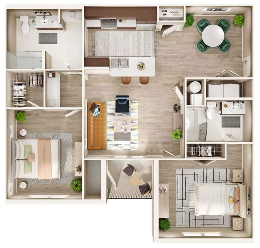 frontgate-2-bedroom - 2 Bedroom