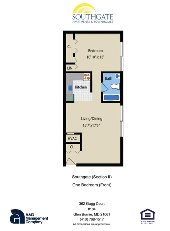 SG - 1B1BF - 1BED/1BATH SG2 FRT
