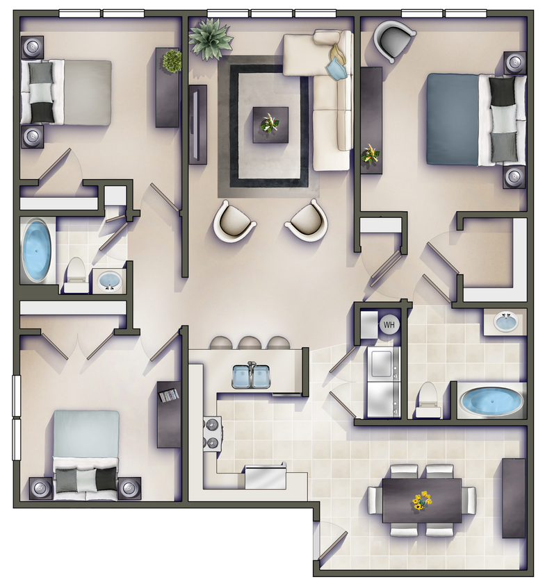 Floor Plan - The Ocracoke