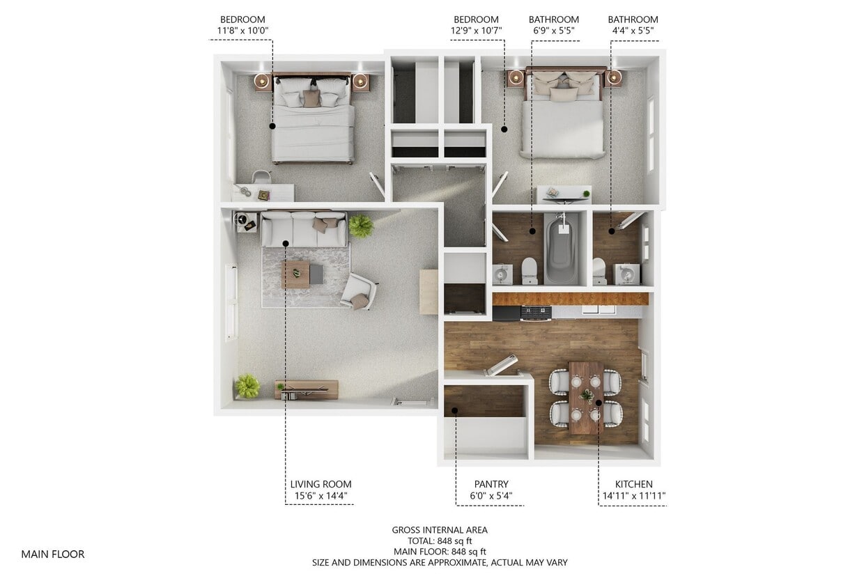 Floor Plan - B1 Renovated