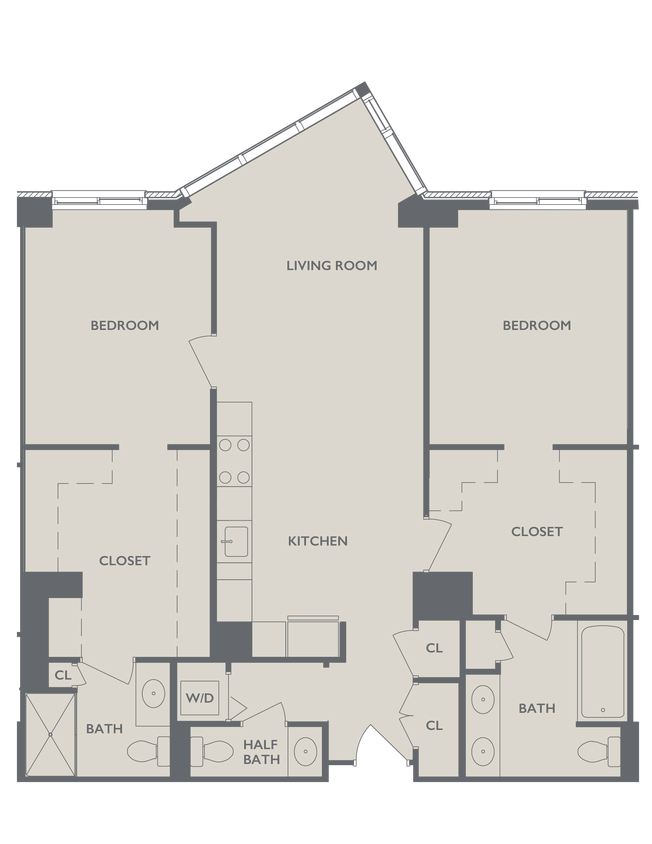 Floor Plan - Two Bedroom G