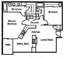 2BR/2BA - 2 X 2 U
