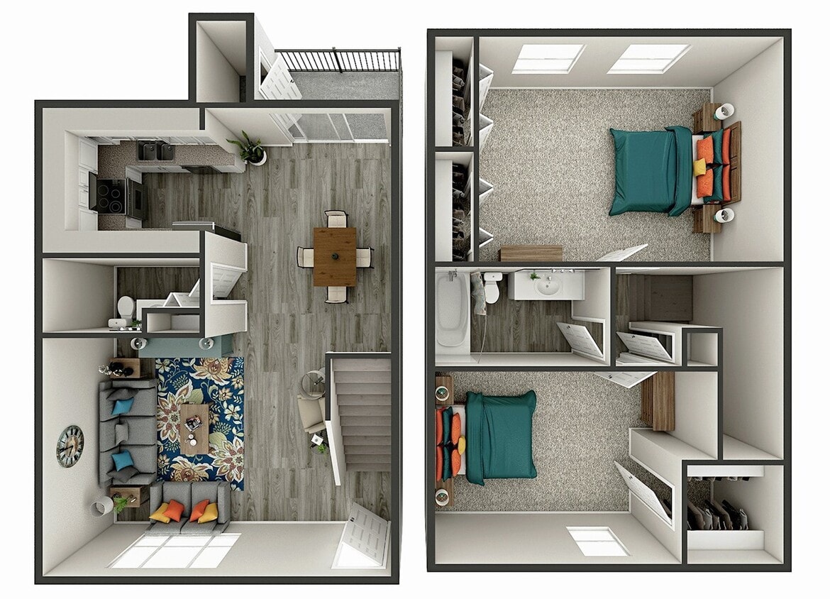 Floor Plan - Keystone Townhome