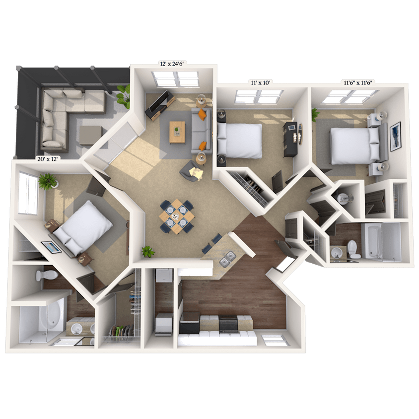 Floor Plan - Sand Key Light
