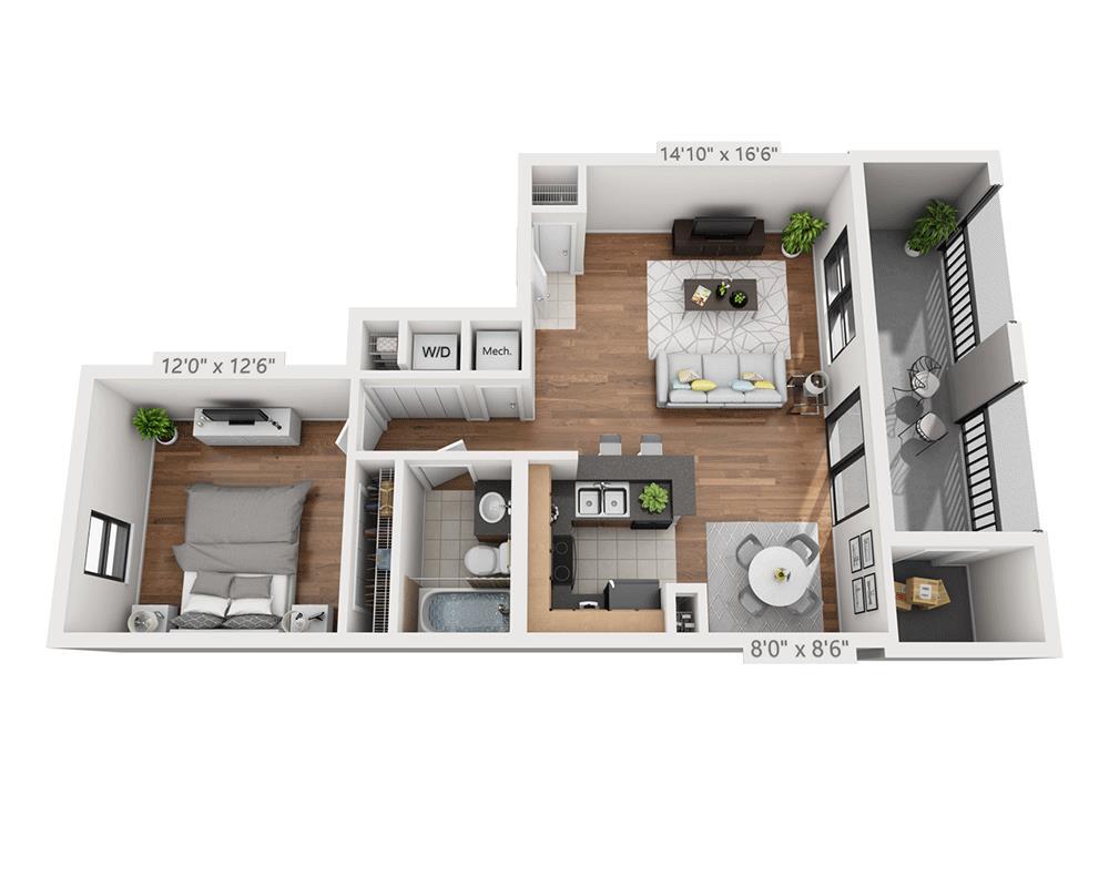 Floor Plan - Plan A1A