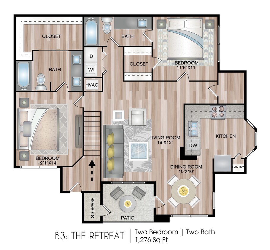 Floor Plan - The Retreat