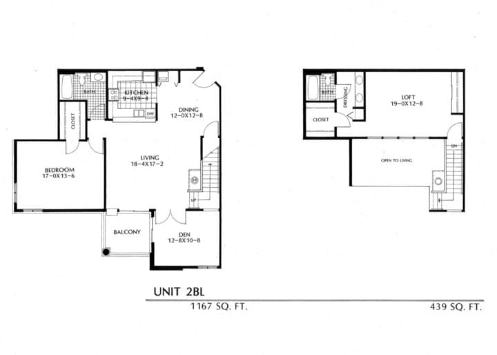 Floor Plan 2BL - Floor Plan 2BL