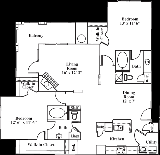 Vivaldi - Vivaldi - 2 bed 2 bath - Renovated