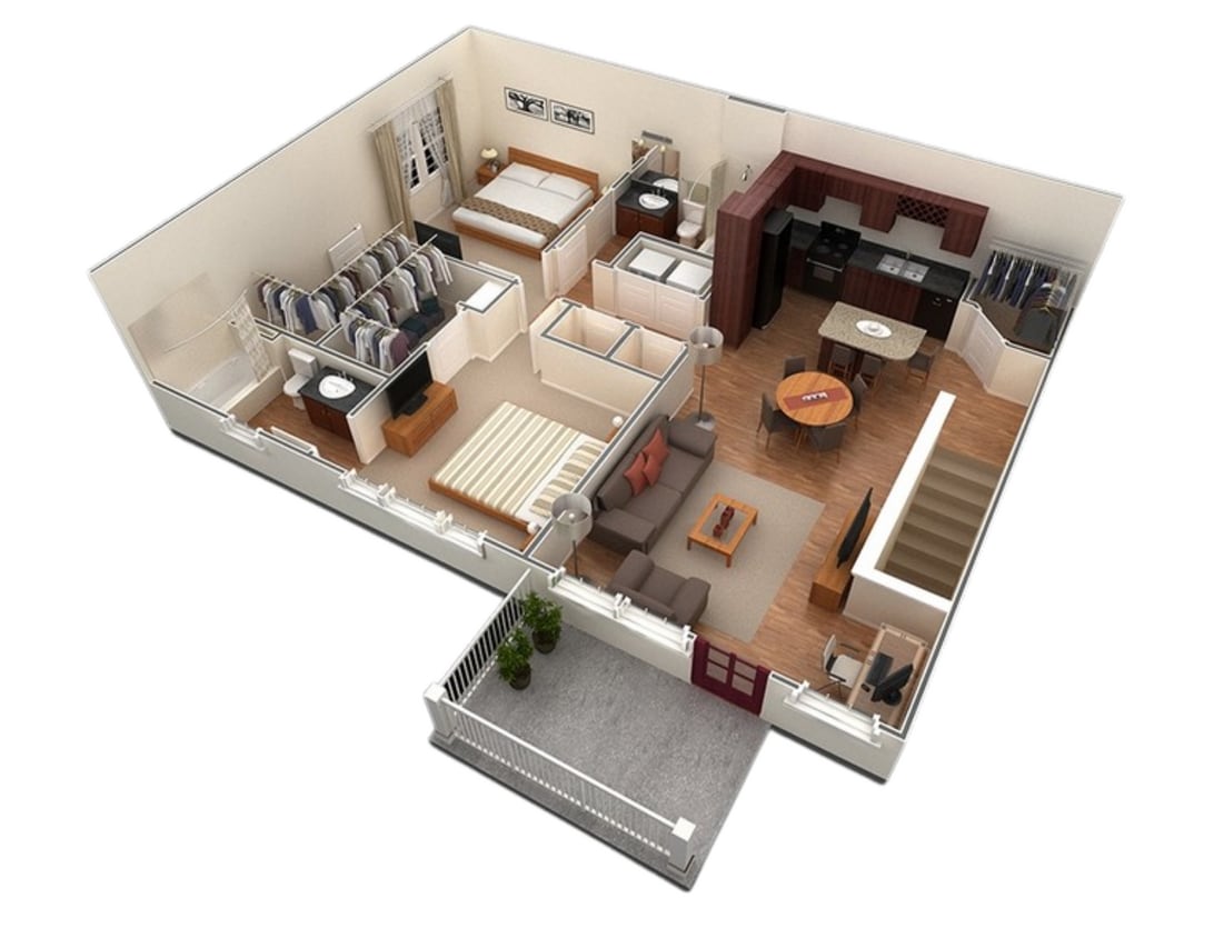 B3 Audible_2Bed_2Bath_1151 Sq Ft - B3 Audible - 2 Bedroom, 2 Bathroom