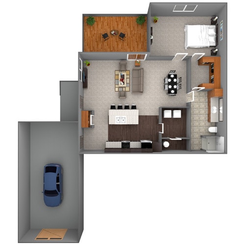 Floor Plan - Warner Villa - ADA
