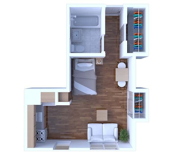 Floor Plan - Studio Floor Plan S2