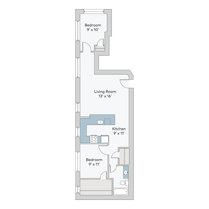 Floor Plan - 405-2bc