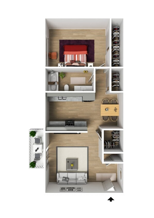 UV1x1_3DSplusfur_web - Renovated 1x1