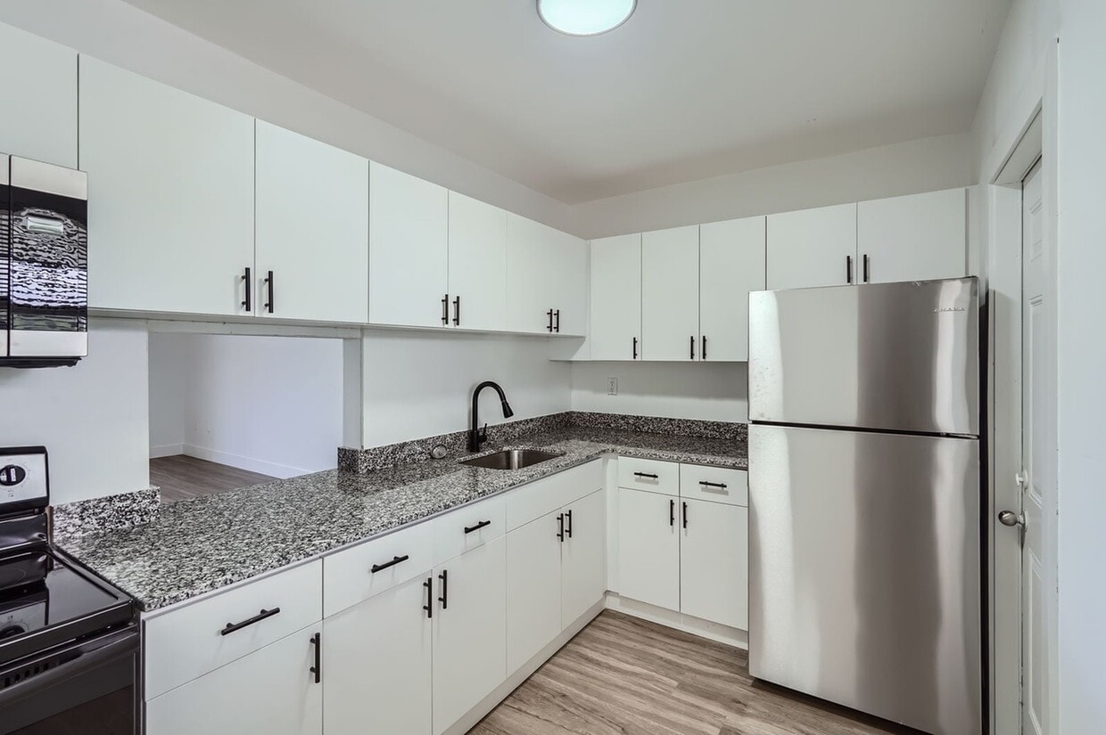 Kitchen 1 - Lakeshore Presidential Apartments - A1 | 1 Bed | 1 Bath | Premium