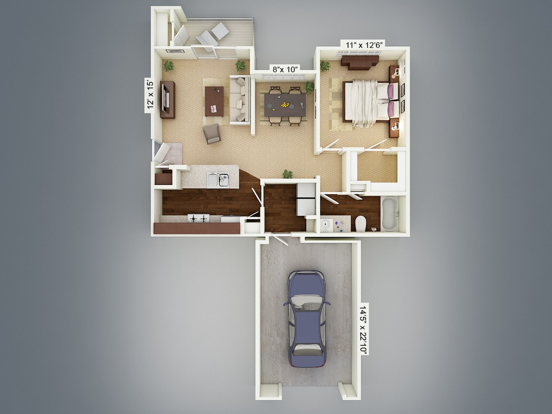Floor Plan - Madrid w/ Garage