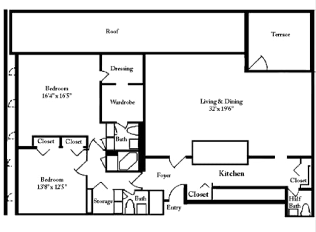 Floor Plan - Penthouse Suite