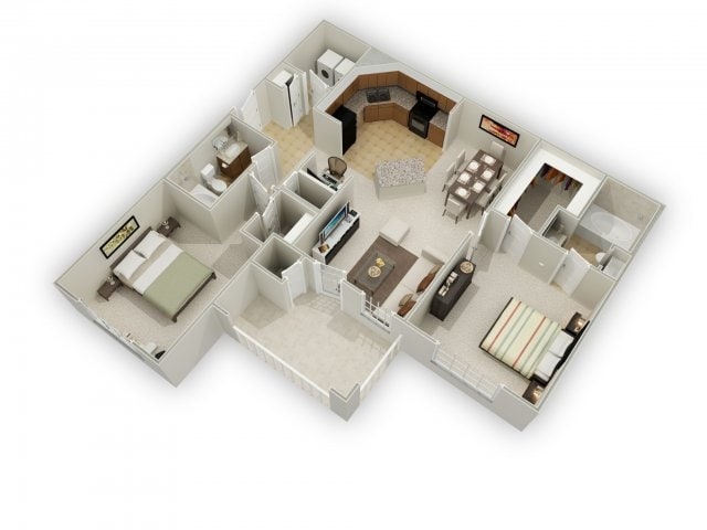 Brookstone - B1 Brookstone - 2 Bedroom, 2 Bathroom