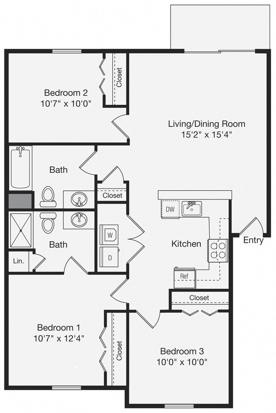 Floor Plan - Studio