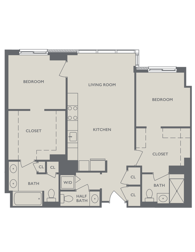Floor Plan - Two Bedroom C