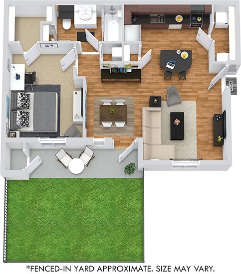 Floor Plan - Wellesley with Fenced-In Yard