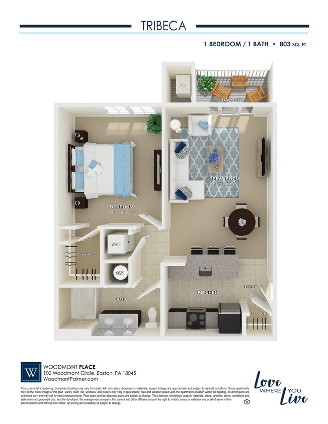 Floor Plan - Tribeca