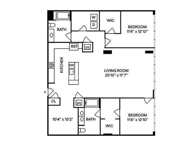 Floor Plan - B8 Penthouse 732