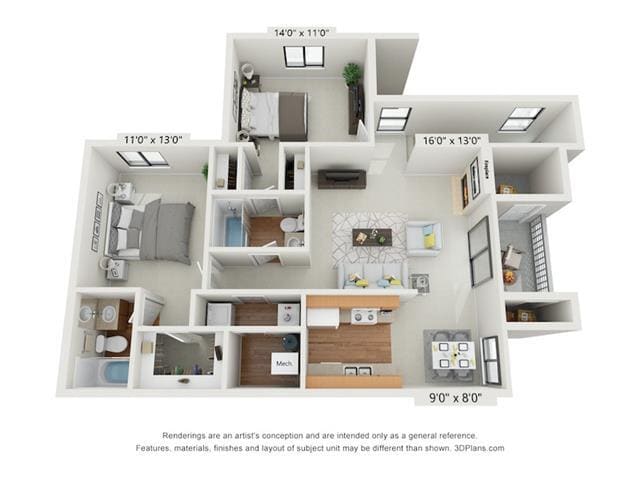 Floor Plan - THE WINTHROP UPPER