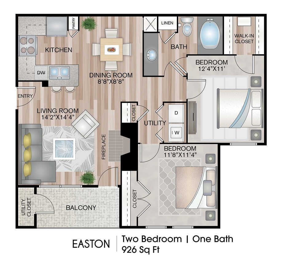 926 Square Feet - Easton