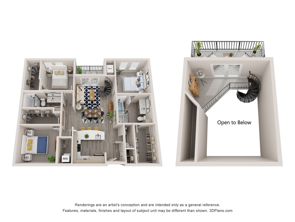 Floor Plan - Join The 3 Bedroom Penthouse Waitlist TODAY!
