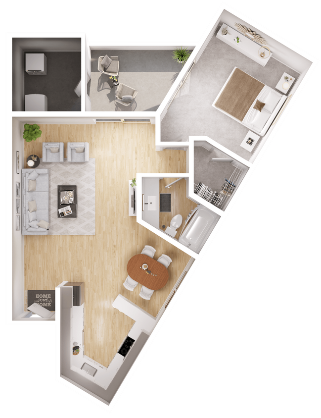 Floor Plan - 1D Renovation 2