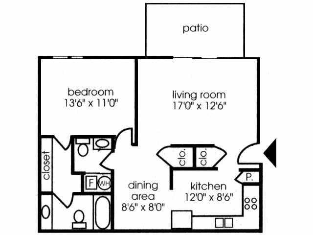 1BR/1.5BA - The Artemis