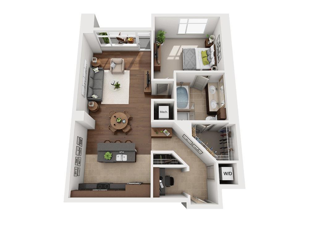 Floor Plan - Plan P1 (P-A1F)