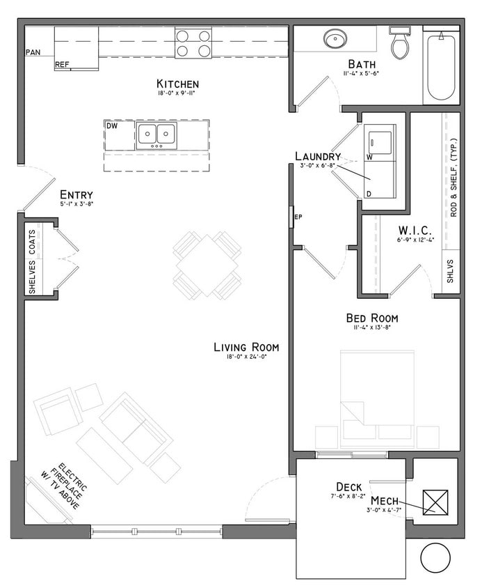 Floor Plan - Prairie (B5-55)