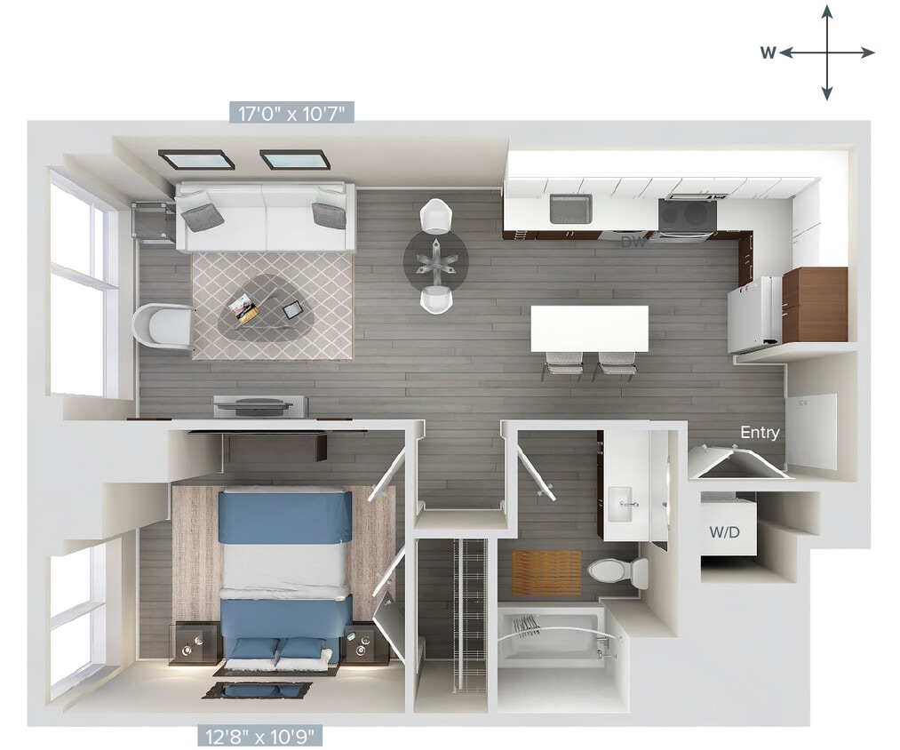 Floor Plan - Furnished-f-A3-684-690