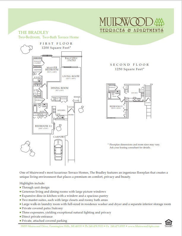Floor Plan - The Bradley