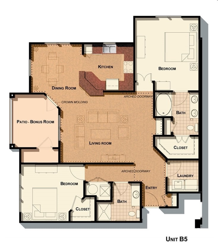 2BR/2BA - B5