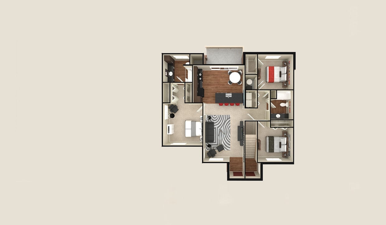 Floor Plan - Three Bedroom